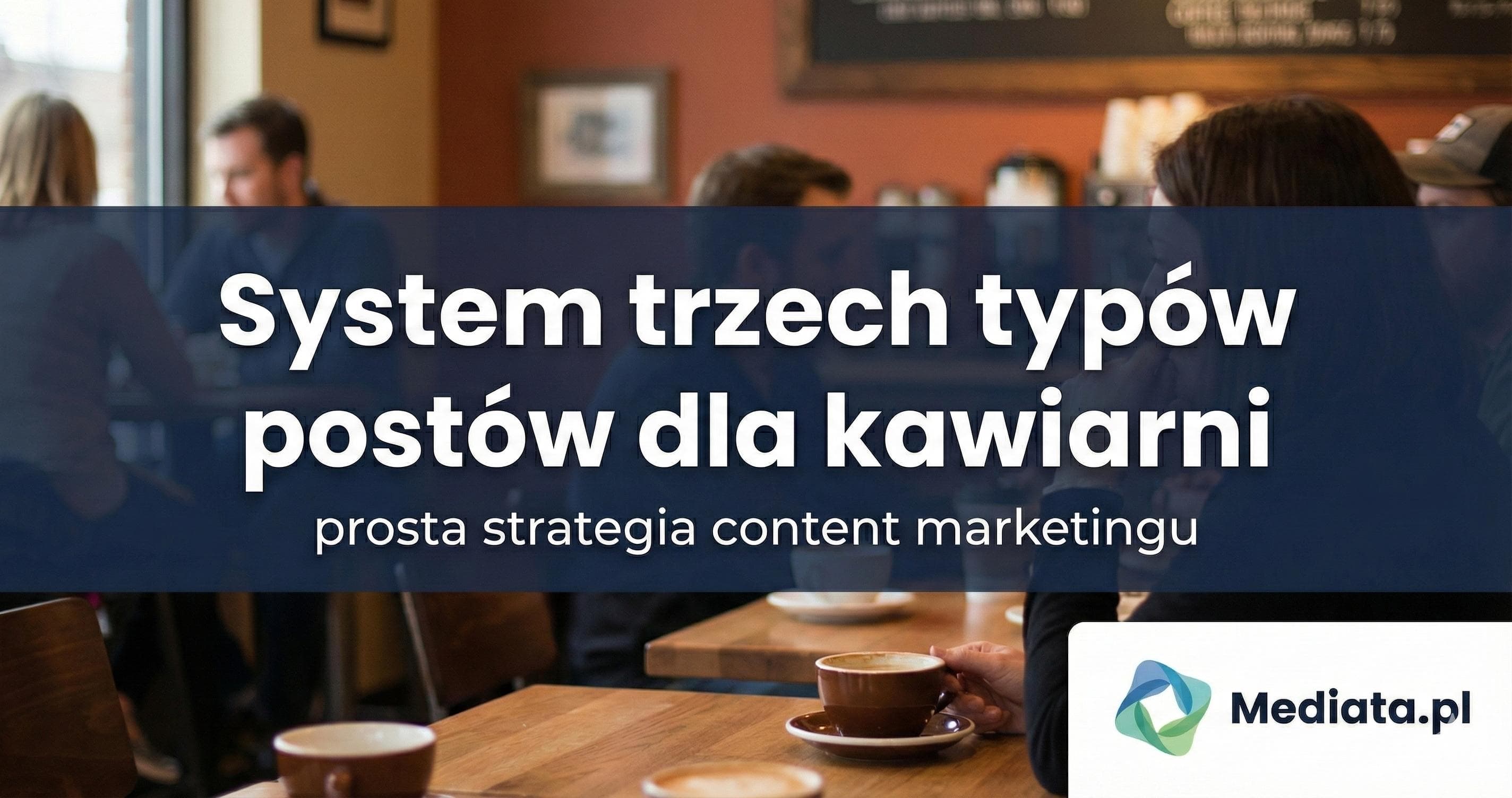 System trzech typów postów dla kawiarni - prosta strategia content marketingu